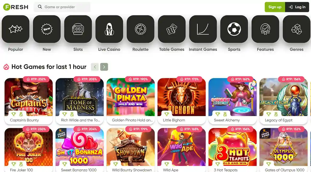 fresh casino India