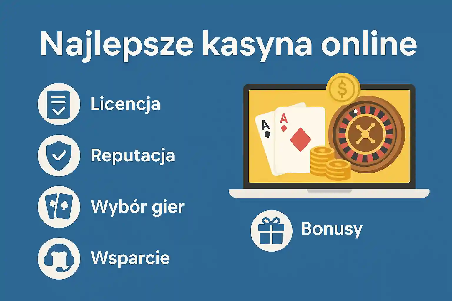 Najlepsze kasyna online - lista w Polsce